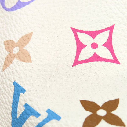 Louis Vuitton 2way Bag Judy GM Monogram Multicolor Bronze Gold Hardware White