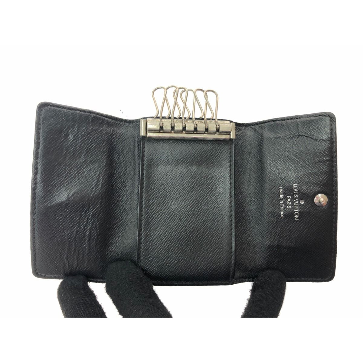 Louis Vuitton Men's 6 Key Case Damier Graphite Multicles 6