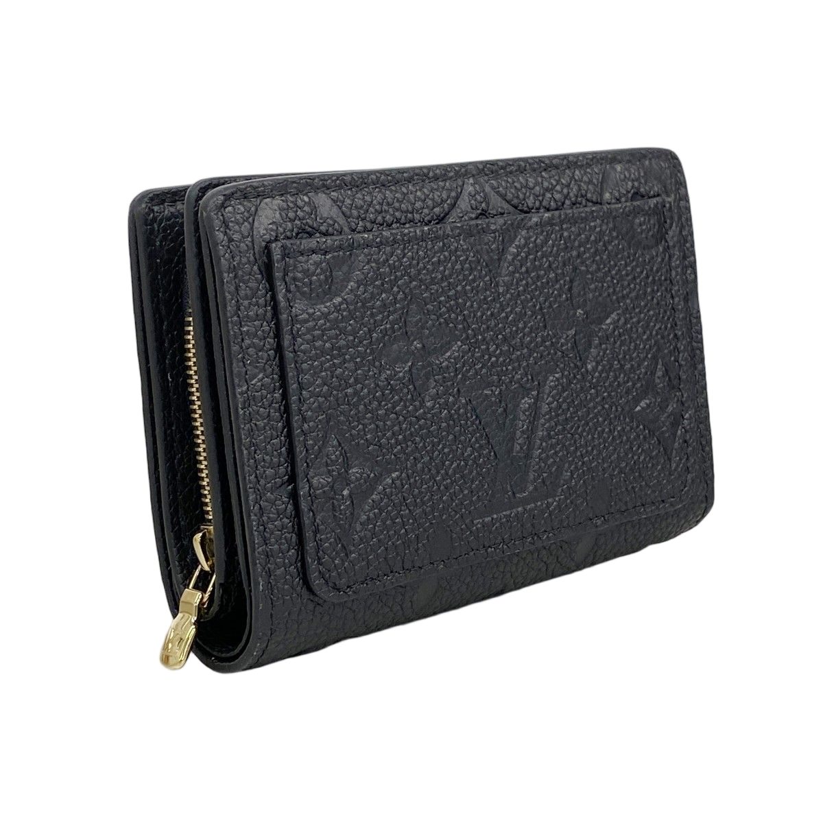 Louis Vuitton Wallet Monogram Empreinte Portefeuille Clair Noir — view 2