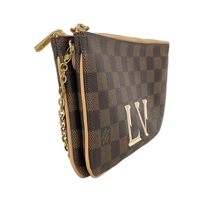 Louis Vuitton Shoulder Bag Damier Pochette Double Zip Ebene — view 2