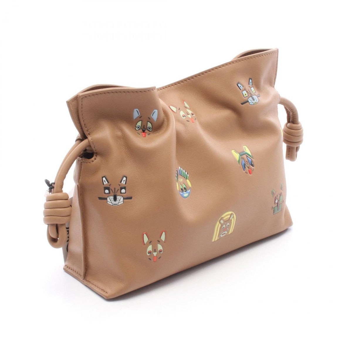 Loewe Shoulder Bag Futurist Cat Flamenco Mini Mocha Leather — view 2