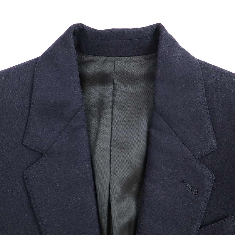 Celine Cashmere Flannel 2b Tailored Jacket 2v742561f Navy 34