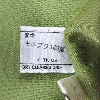 Good Christian DIOR Flared Tuck Pleated Skirt Bottoms Vintage S Green Women Used