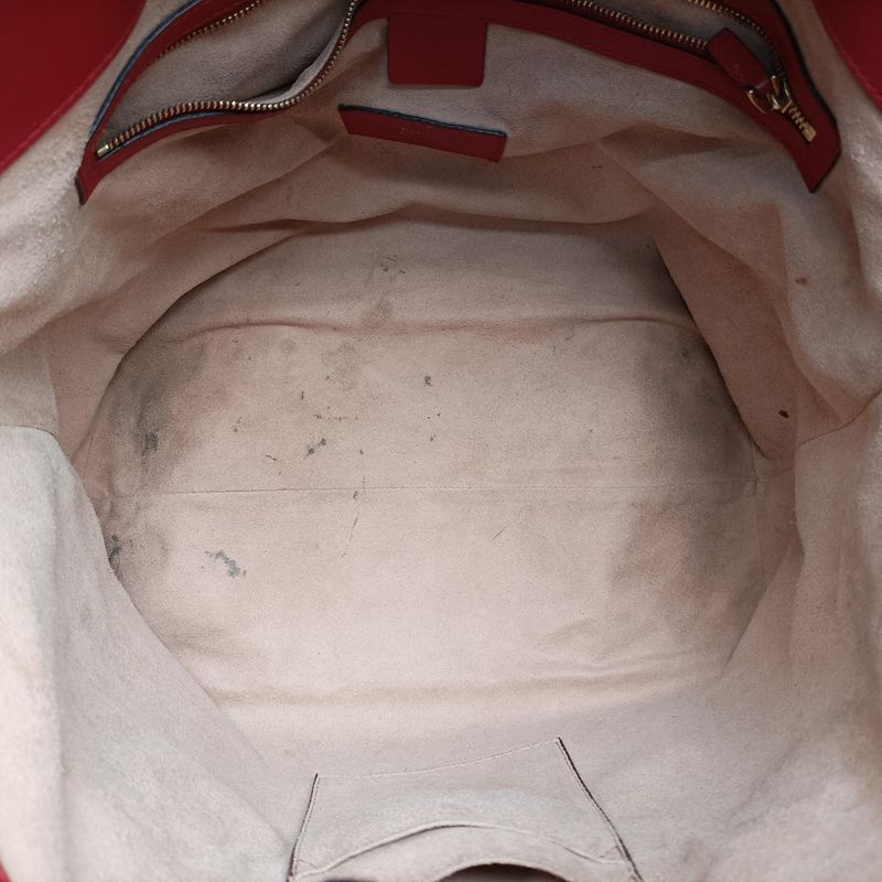 Guccigg Supreme Beige Red And Multicolor PVC Coated Canvas 453705 G020867460