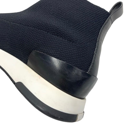 Hermes Volo Sneakers Shoes Socks Sneakers Knit Black White
