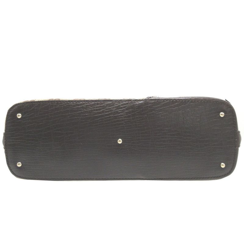 Gucci 137475 Sherry GG Canvas Leather Beige Brown Handbag 1789 Gucci