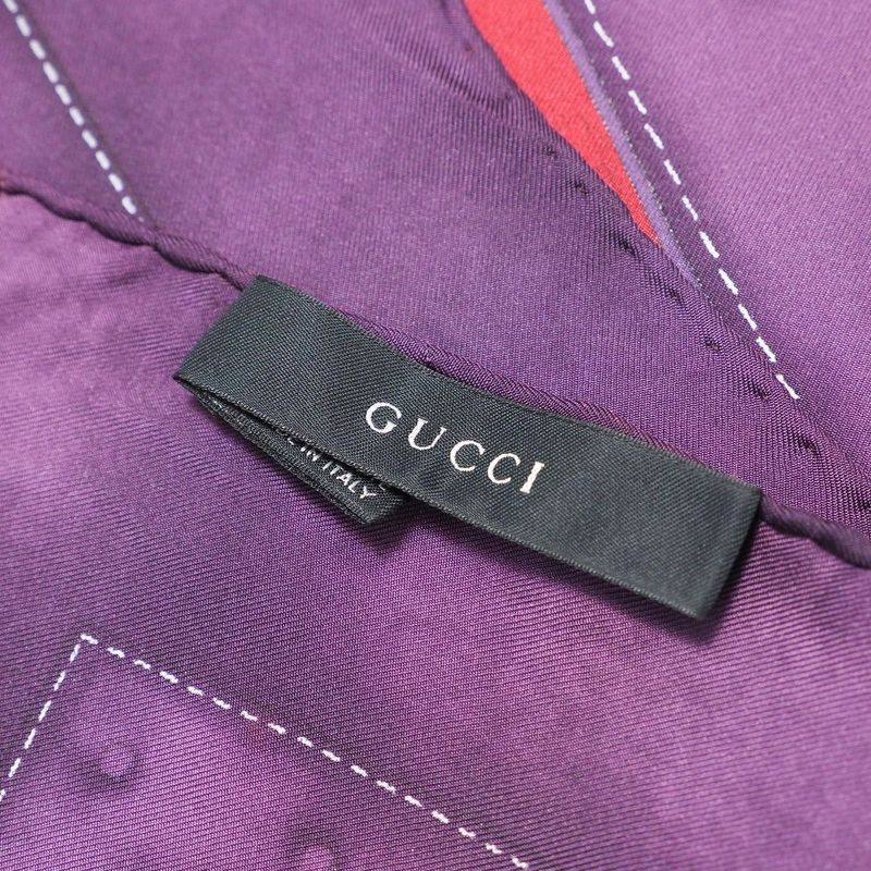 Gucci Scarf Horsebit Belt Motif All Over Total Silk 20250621 Ra5210