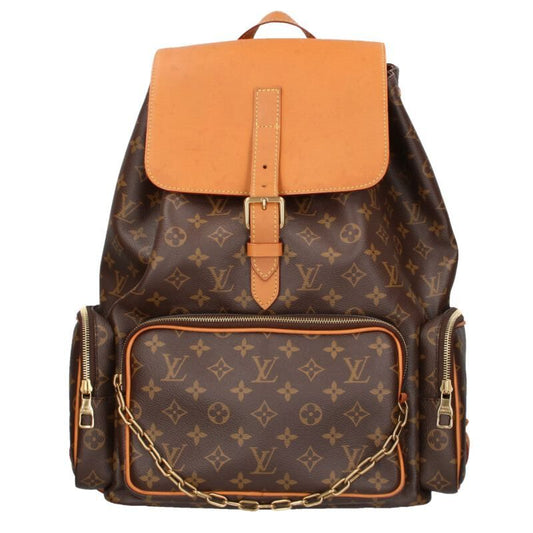 Louis Vuitton M44658 Trio Backpack Coated Canvas Monogram Backpack Men's