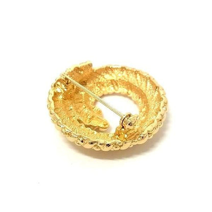 Dior Vintage Pin Brooch Pin Badge Gold — view 2