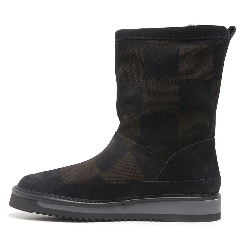 Louis Vuitton Cozy Line NIGO Collaboration Mouton Boots 8 Black