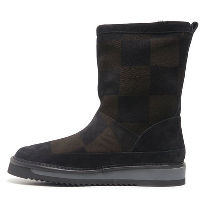 Louis Vuitton Cozy Line NIGO Collaboration Mouton Boots 8 Black