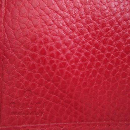 Gucci GG Marmont 523277 Compact Wallet Leather Red Bifold Wallet 0981 Gucci