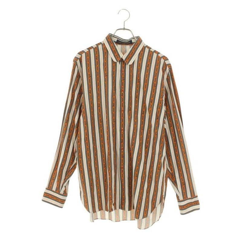 Louis Vuitton 19 AW Rm192 M NLJ Hhs17 W Chain Design Long Sleeve Shirt Men