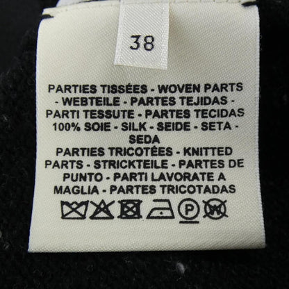 Hermes Bandana Print Navy & White Knit — view 3