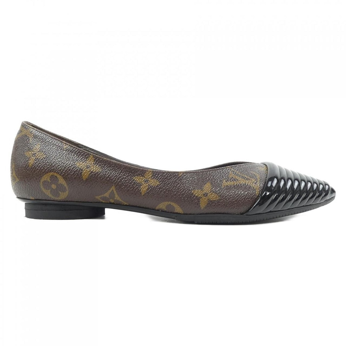 Louis Vuitton Flat Shoes Black 36