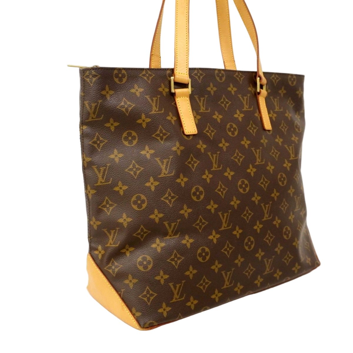 Louis Vuitton Tote Monogram Cabas Mezzo Brown — view 2