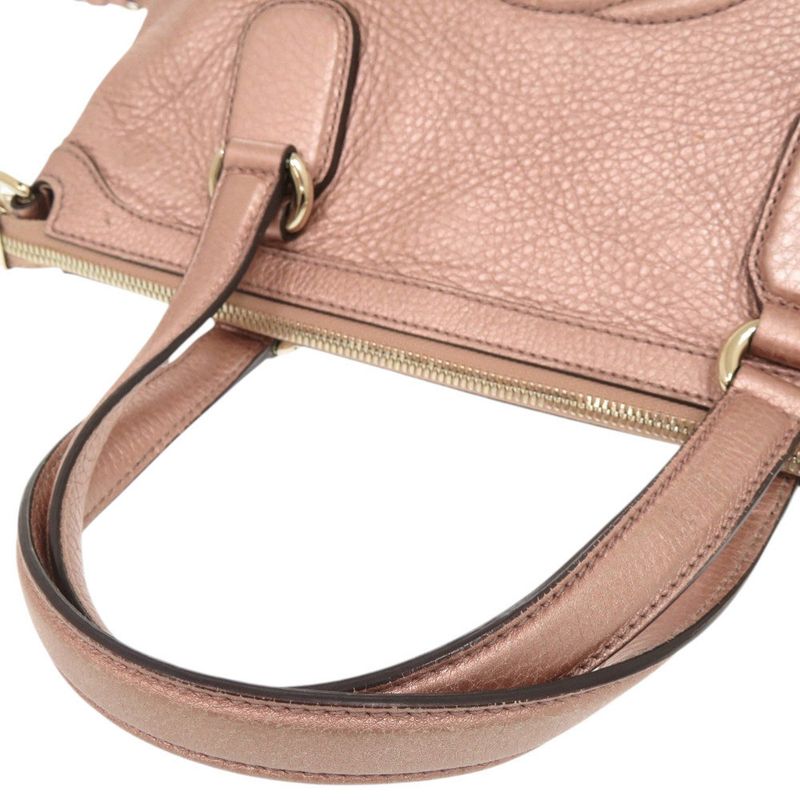 Gucci Soho 308362 Leather Pink 2WAY Handbag Shoulder Bag 1692 Gucci