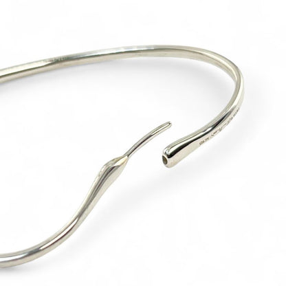 Tiffany & Co Elsa Peretti Medium Open Heart Binaural Earrings Sv925 Silver With