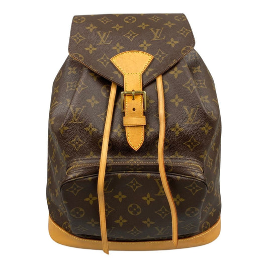 Louis Vuitton Monogram Monsouris GM Rucksack M51135 Brown