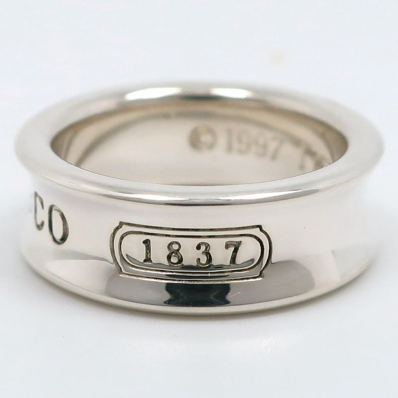 [tiffany & Co] Tiffany & Co 1837 Silver 925 Size 10.5 Ladies' 7.1g Ring