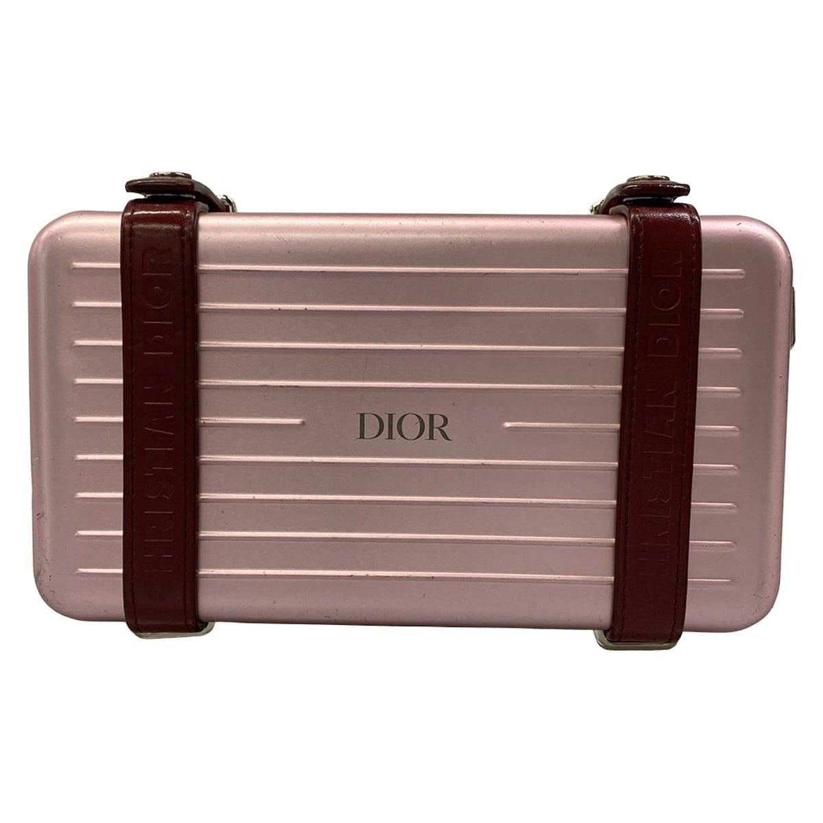 Dior Clutch and Rimowa Personal Pink Gold Collaboration