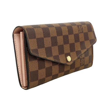 Louis Vuitton Wallet Damier Portefeuille Sarah Ebene Rosevalerine — view 2