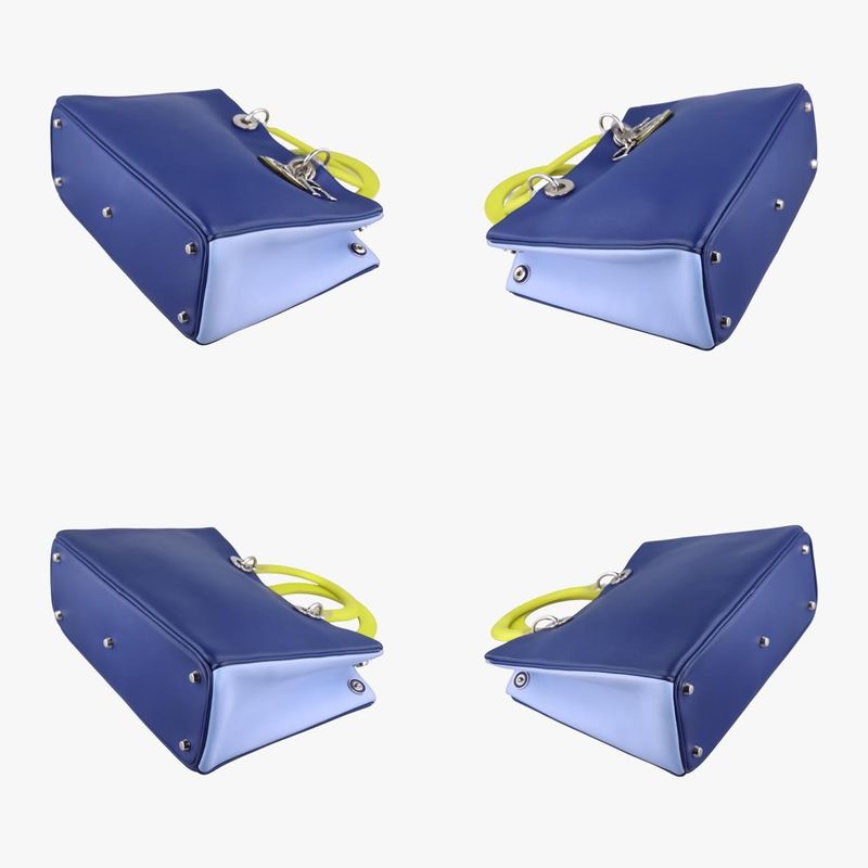 Christian Diorchristian Diorissimo Light Blue X Blue X Yellowleather 08-ma-1103