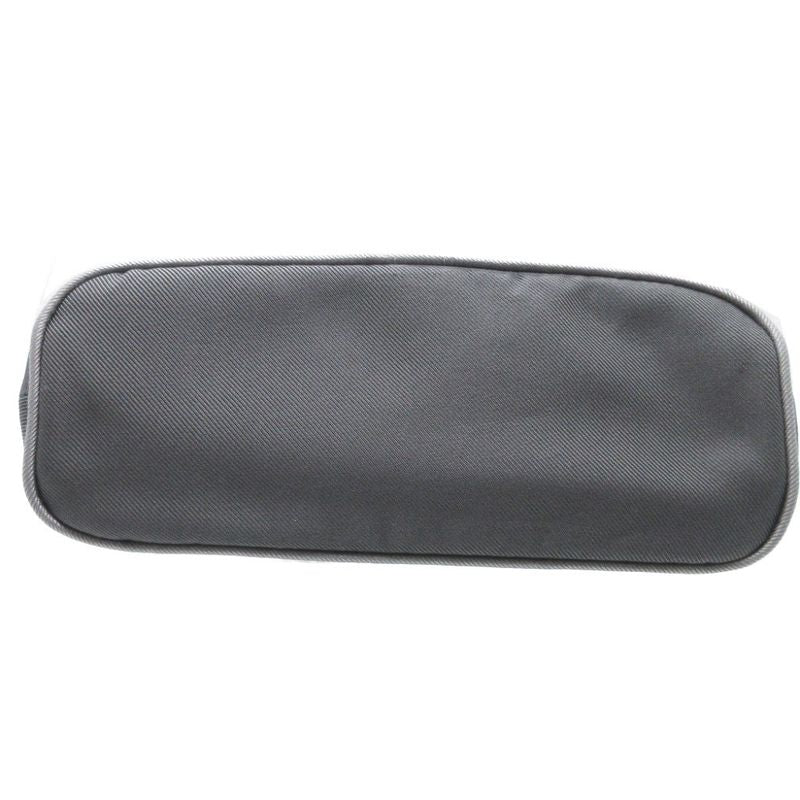 Hermes Bolide Vis Versa PM Perforated Logo Silk Cotton Asie Gray Cosmetic Pouch