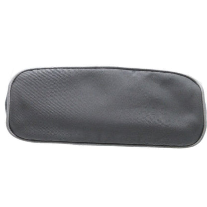 Hermes Bolide Vis Versa PM Perforated Logo Silk Cotton Asie Gray Cosmetic Pouch