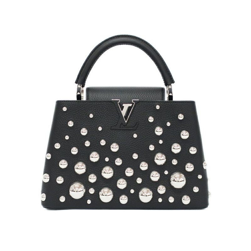 Louis Vuitton Lvyk Capucines MM Metal Dot Handbag Shoulder-2 wa