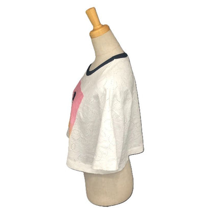 Chanel Short Sleeved T-shirt No5 Star Coco Mark P76438 Cotton White