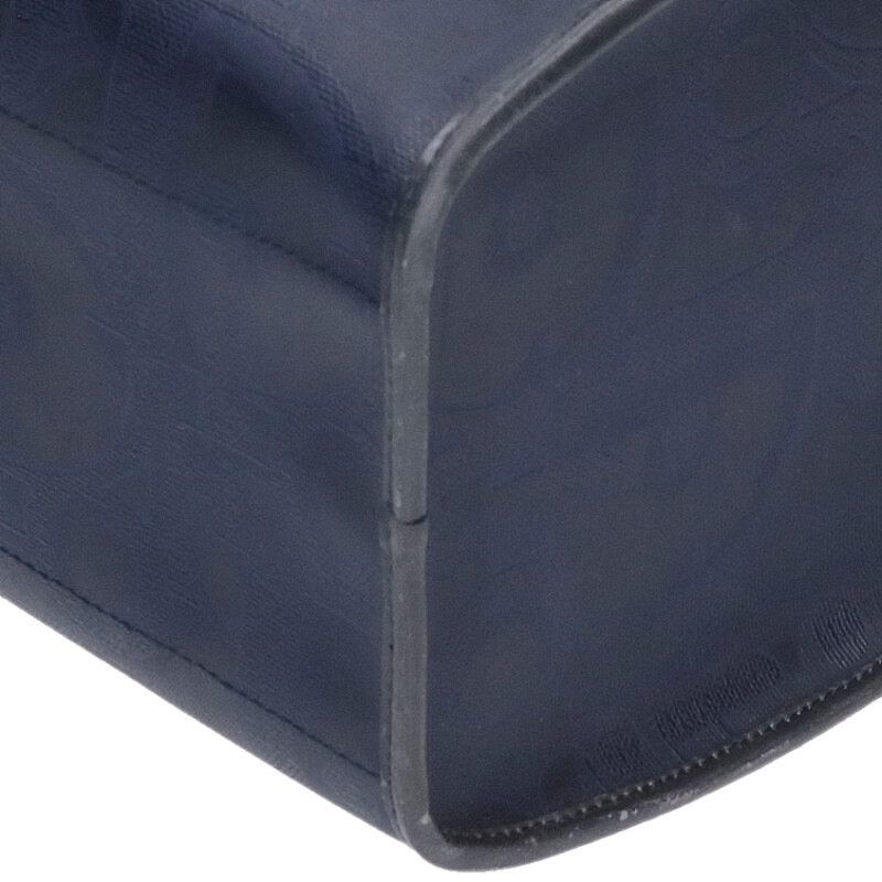 Christian Dior Trotter PVC Leather Vintage Boston Bag Women's