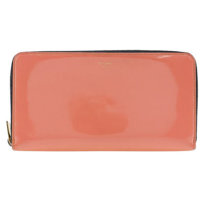 Celine Round Zipper Enamel Ladies Long Wallet