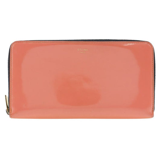Celine Round Zipper Enamel Ladies Long Wallet