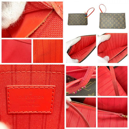 Louis Vuitton M41663 Monogram PVC Neverfull MM Totem Brown 365183 Shoulder Bag