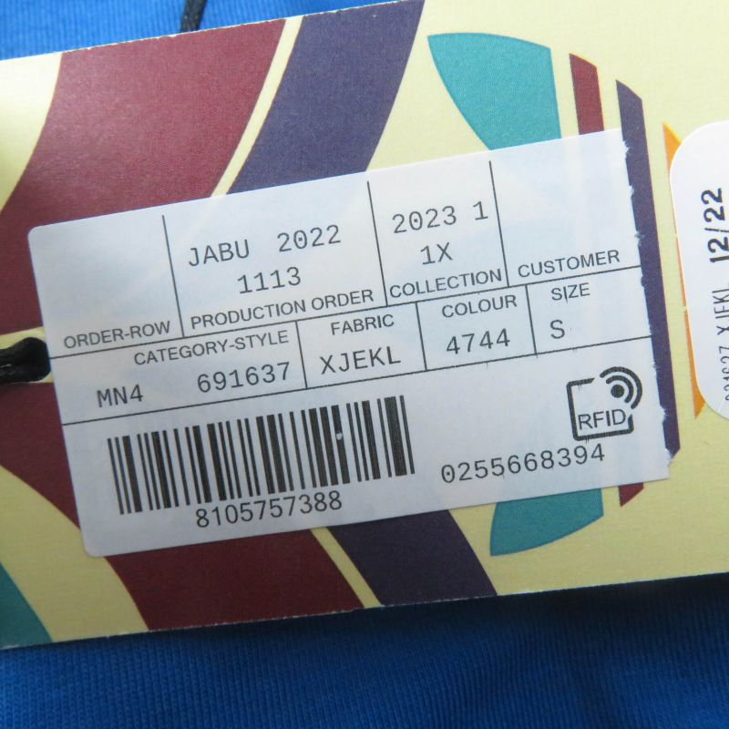 Gucci×adidas 691637 Cotton Trefoil Print Short Sleeve T-shirt Blue S Made In