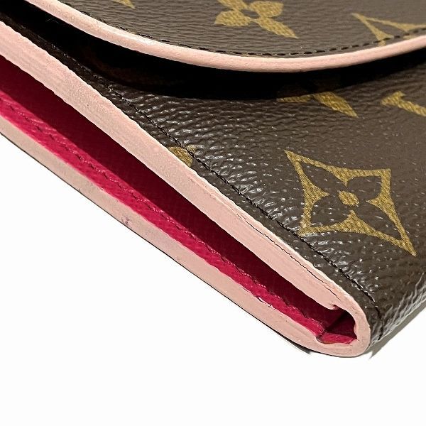 Louis Vuitton Monogram Portefeuille Emily Flower M64202 Long Wallet Bifold
