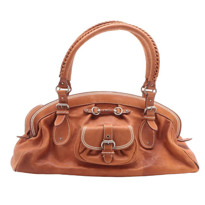Dior Daimaru 290 Years Leather Handbag Tote Brown