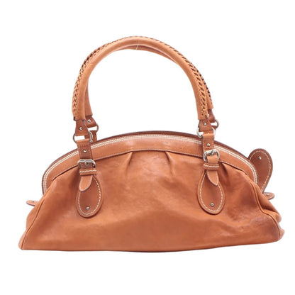 Dior Daimaru 290 Years Leather Handbag Tote Brown — view 2