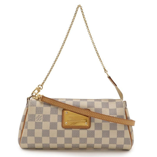 Louis Vuitton Damier Azur Eva Accessories Pouch Chain Bag 2-Way Shoulder