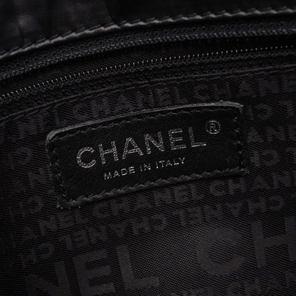 Chanel Shoulder Bag Wild Stitch Black Calf — view 4