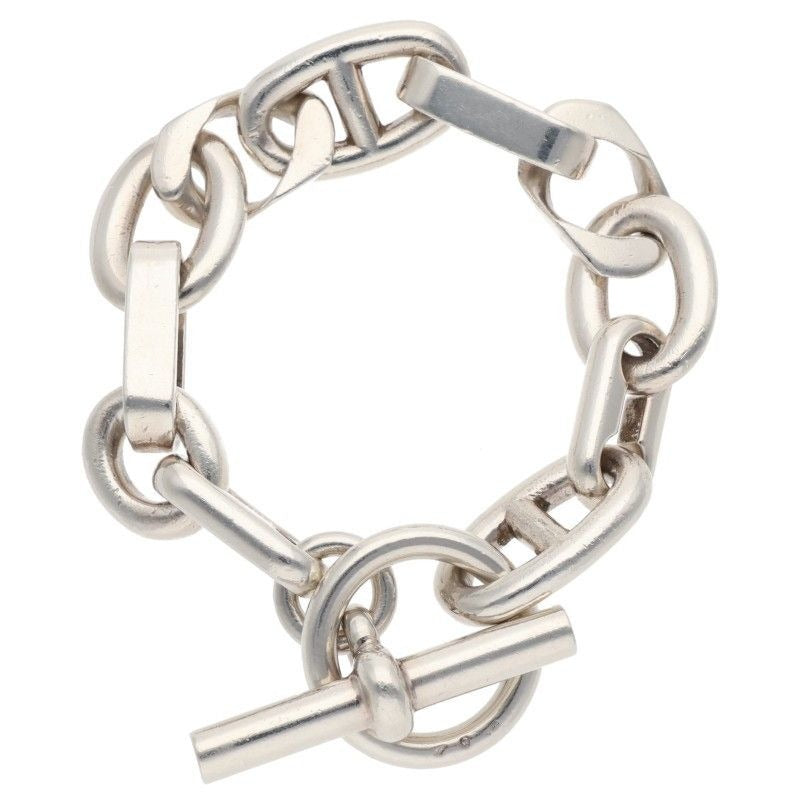 Hermes AGM Silver Bracelet 11 Link