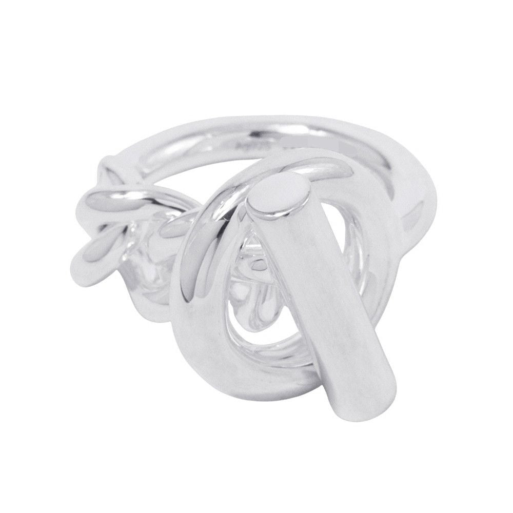 Hermes Ring Croisette MM Silver 52