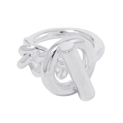 Hermes Ring Croisette MM Silver 52