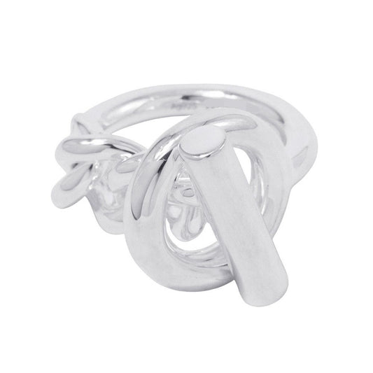 Hermes Ring Croisette MM Silver 52