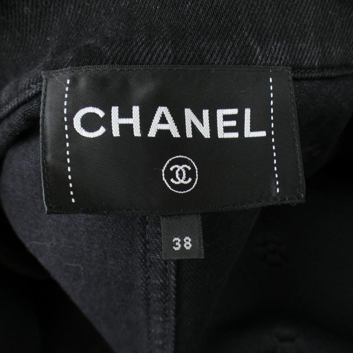 Chanel Denim Jacket Gray 38 — view 5