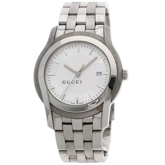 Gucci Round Face Watch SS