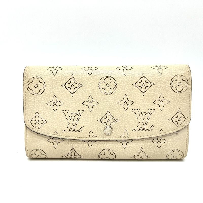 Louis Vuitton Portefeuille Iris Monogram Mahina Leather Ivory White