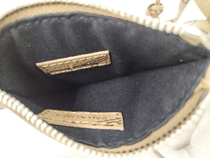 Balenciaga Shoulder Bag Le Cagor PVC Coated Brown 671309