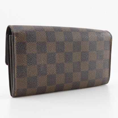 Louis Vuitton Pochette Portmonnais Cles Di N61724 Damier Canvas Brown Ca0015